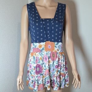 Matilda Jane Multicolored Tank/Mini Dress